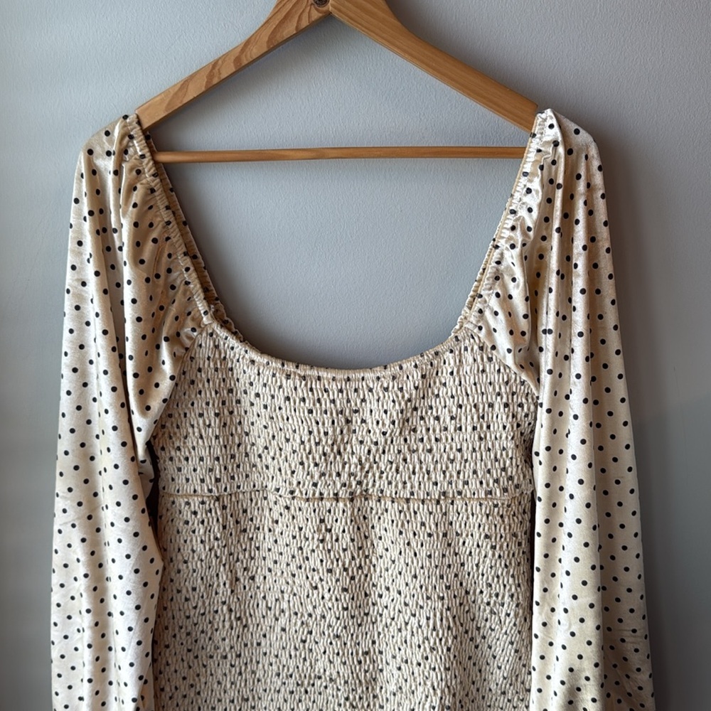NWT Emory Park Smocked Long‎ Sleeve Mini Dress - Picture 3 of 7
